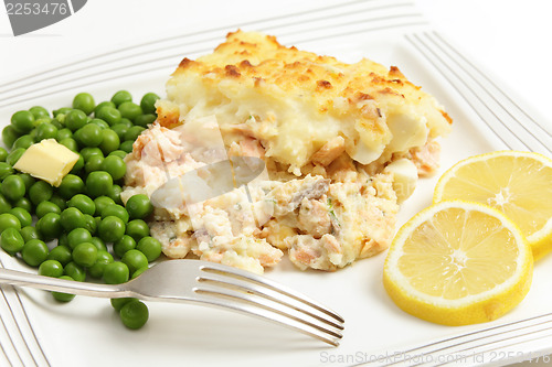 Image of Salmon and potato pie