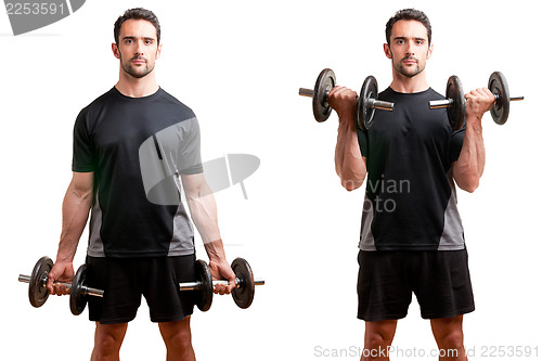 Image of Standing Bicep Dumbbell Curl