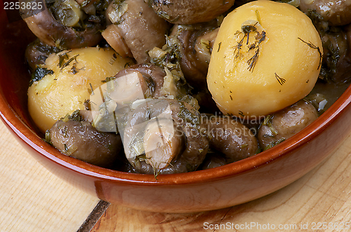 Image of Mushroom and Potato Stew