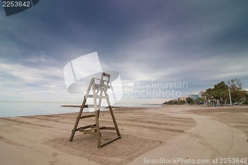 Image of Bad beach weather