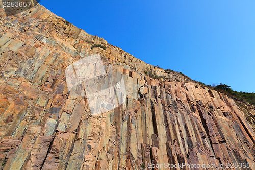 Image of Hexagonal column in Hong Kong Geo Park 