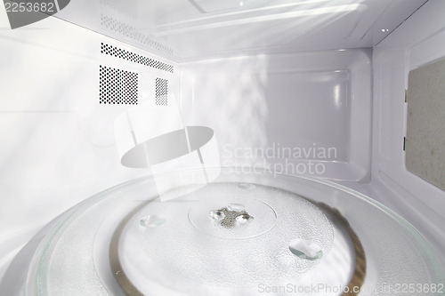 Image of Inside of the microwave oven 