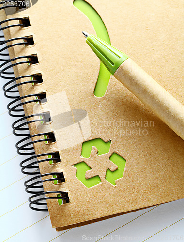Image of Recycle paper made notebook