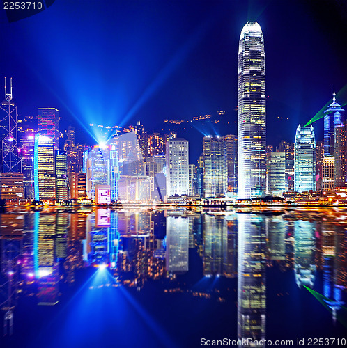 Image of Hong Kong Island from Kowloon