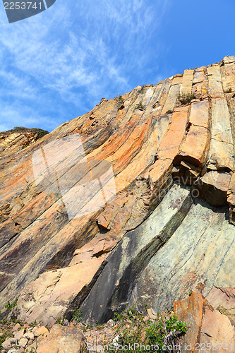 Image of Hexagonal column in Hong Kong Geo Park 