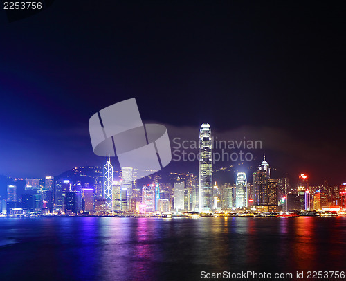 Image of Hong Kong at night