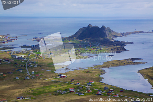 Image of Norwegian fishing port