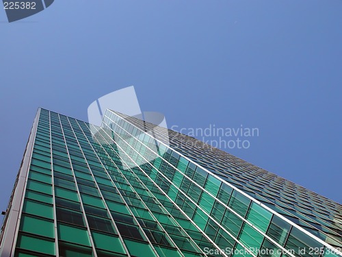 Image of Green skyscraper