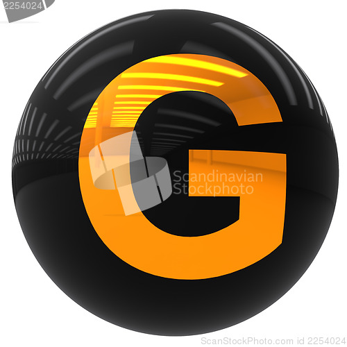Image of ball with the letter G