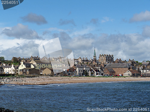 Image of Stonehaven seen from the seaside, may 2013