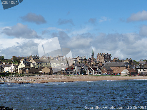 Image of Stonehaven seen from the seaside, may 2013