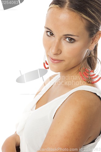 Image of real young beautiful woman