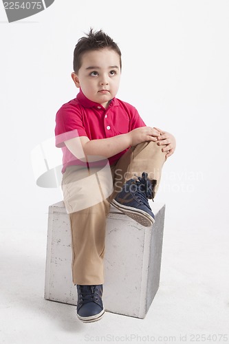 Image of young boy playing