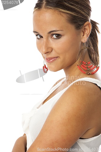 Image of real young beautiful woman