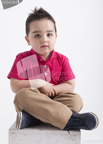 Image of young boy playing
