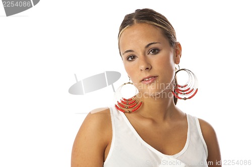 Image of real young beautiful woman