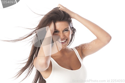 Image of gorgeous young woman