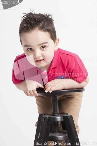 Image of young boy playing