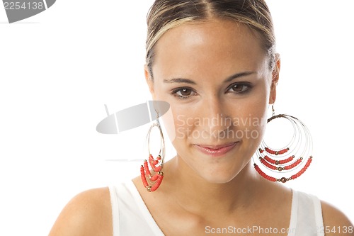 Image of real young beautiful woman
