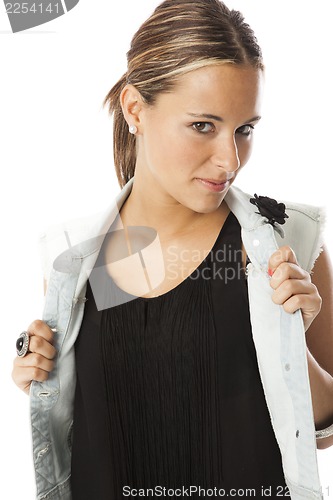 Image of real young beautiful woman