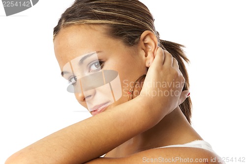 Image of real young beautiful woman