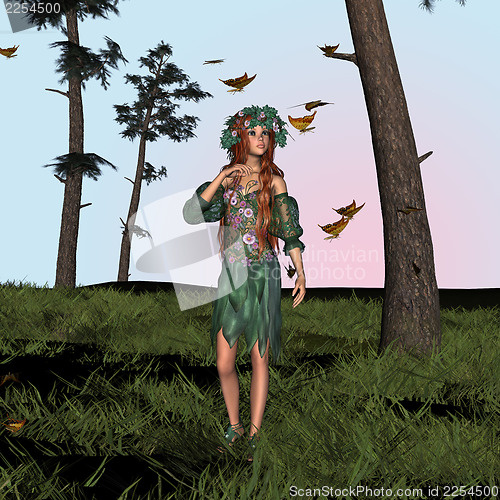 Image of Spring and Butterflies
