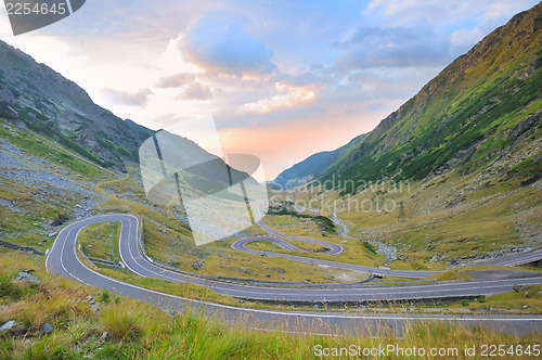 Image of Transfagarasan winding road