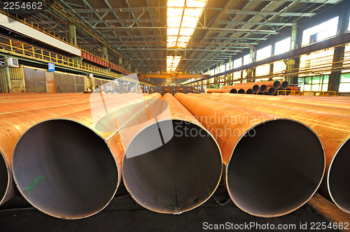 Image of Merchandise for heavy industry steel pipes 