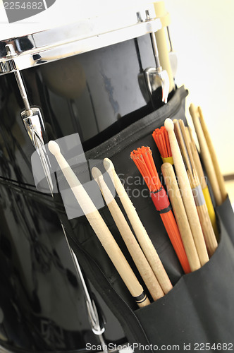 Image of Snare Drum and Drum Sticks