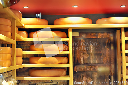 Image of big cheese storage