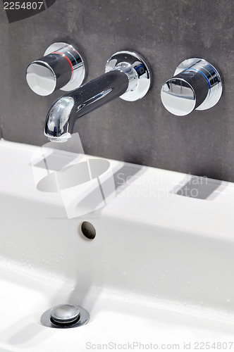 Image of Modern stainless steel tap