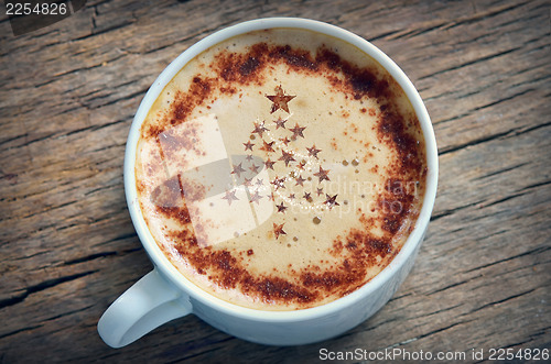 Image of christmas cappuccino