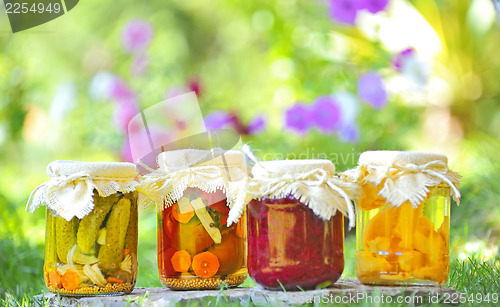 Image of autumn preserves