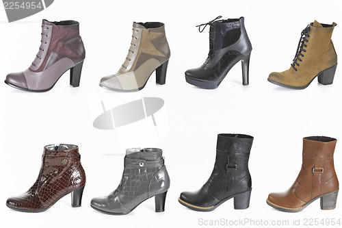 Image of Different types of woman boot
