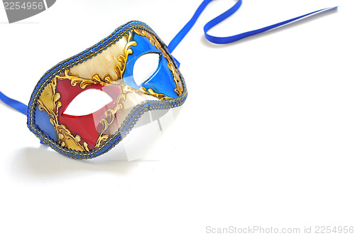 Image of Carnival mask isolated on white background