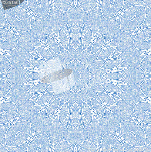 Image of Abstract blue pattern on white