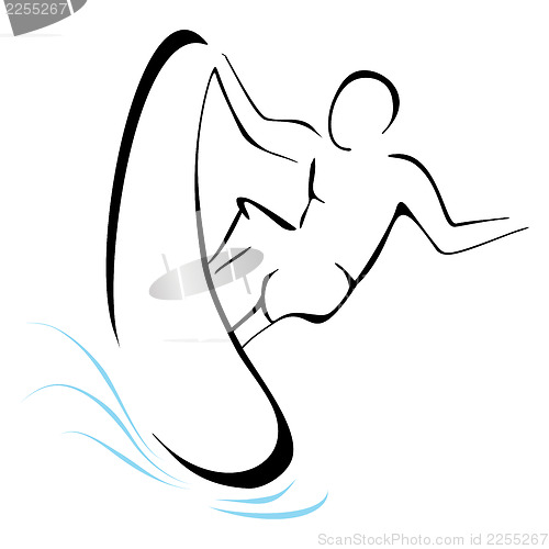 Image of Surfing on wave