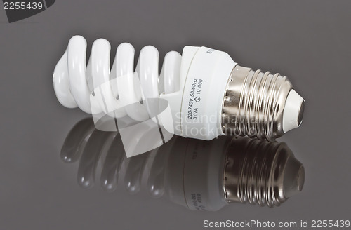 Image of Energy saving bulb, isolated