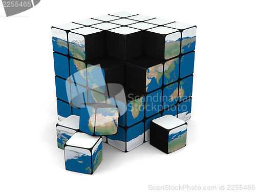 Image of Earth blocks