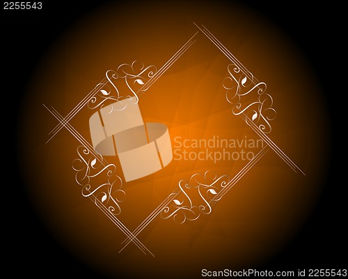 Image of Vintage seamless wallpaper with a gold frame
