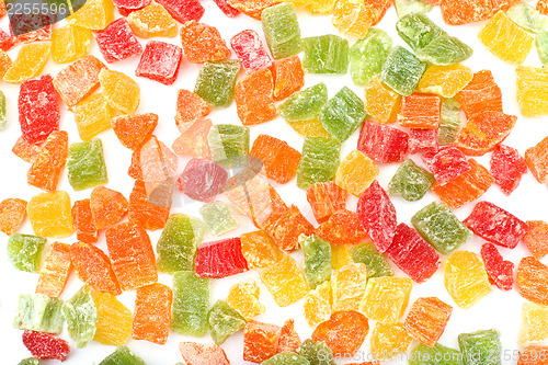 Image of Sweet candied fruits as background