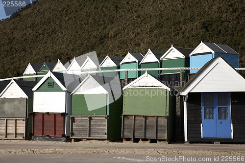 Image of beach huts