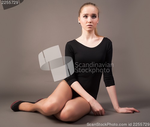Image of flexible athletic woman
