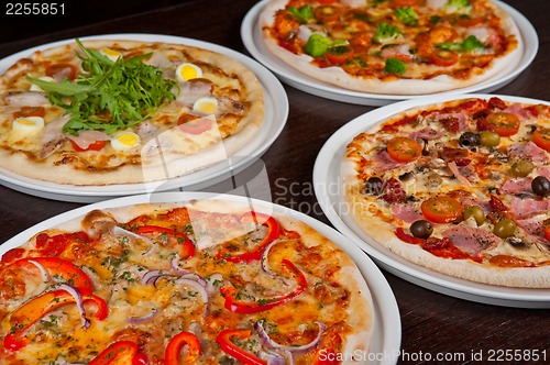 Image of pizza set