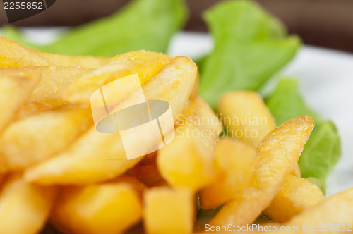 Image of Golden potatoes fries