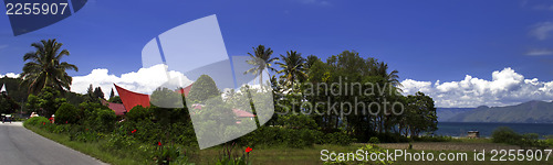 Image of Village Panorama, Samosir Island.