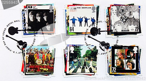 Image of Beatles Stamps