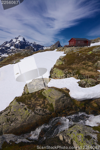 Image of Norwegian mountain cabin