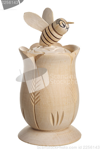 Image of Wooden container for sugar