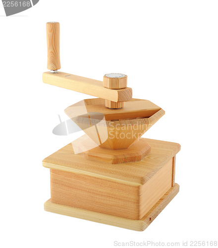 Image of Wooden hand-mill